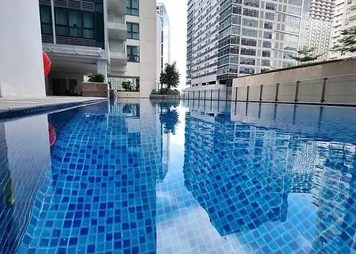 Calming 1-br Fast Wifi Uptown Bgc Stunning Views Apartamento Manila