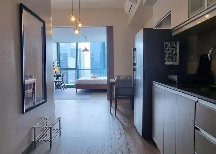 Apartamento Calming 1-br Fast Wifi Uptown Bgc Stunning Views Manila